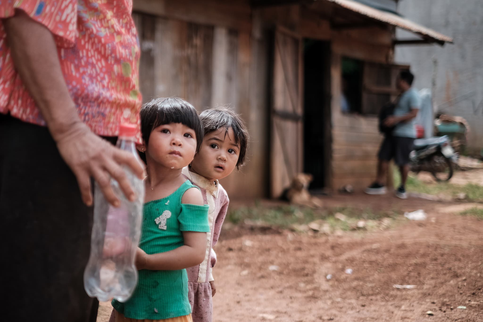 Children receiving the FireBible in their heart language